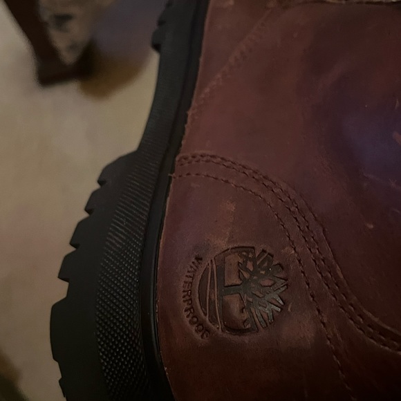 Timberland Hiking Boots. Made of fine leather & worn twice at best. Size 8.5… - Picture 9 of 10